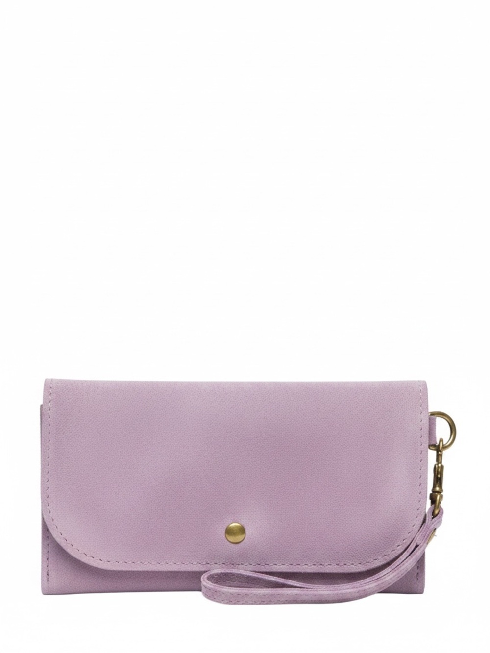 NWT ABLE LOCAL+GLOBAL Mare Lilac Suede Phone Wallet Clutch NO Strap Retails $78